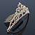 Bridal/ Wedding/ Prom/ Party Gold Plated Swarovski Crystal Hair Comb/ Tiara - 12cm - view 3