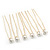 Bridal/ Wedding/ Prom/ Party Set Of 6 Gold Plated Crystal Simulated Pearl Hair Pins - view 2