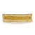 Gold Glittering Acrylic Barrette Hair Clip Grip - 85mm Across - view 10