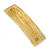 Gold Glittering Acrylic Barrette Hair Clip Grip - 85mm Across - view 11