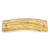 Gold Glittering Acrylic Barrette Hair Clip Grip - 85mm Across - view 12