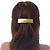Gold Glittering Acrylic Barrette Hair Clip Grip - 85mm Across - view 3