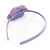 Lavender Fabric Flower Flex HeadBand - view 5