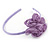 Lavender Fabric Flower Flex HeadBand - view 6