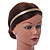 Gold/ Black Glitter Fabric Flex HeadBand - view 2