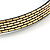 Gold/ Black Glitter Fabric Flex HeadBand - view 4