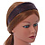 Wide Brown Textured Suede Style Alice/ Hair Band/ HeadBand - view 2