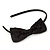 Thin Black Silk With Side Sequin Bow Alice/ Hair Band/ HeadBand - view 5