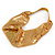 Retro/ Disco Gold Sequin Wide Elastic Headband/ Headwrap - view 6