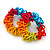 Multicoloured Hair Elastics Set of 2 - view 5