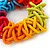 Multicoloured Hair Elastics Set of 2 - view 4