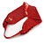 Retro/ Disco Hot Red Sequin Wide Elastic Headband/ Headwrap - view 5