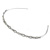 Bridal/ Wedding/ Prom Rhodium Plated Clear Crystal Tiara Headband - view 2