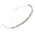 Bridal/ Wedding/ Prom Rhodium Plated Clear Crystal Tiara Headband - view 4