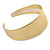 Wide Gold Textured Silk Fabric Alice/ Hair Band/ HeadBand - view 6