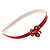 Red/ White Acrylic Alice/ Hair Band/ HeadBand with Crystal Butterfly - view 6