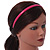 Snake Print Leather Style Pink Alice/ Hair Band/ HeadBand - view 2