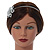 Bridal/ Wedding/ Prom Rhodium Plated  Clear Crystal Flower Tiara Headband - view 5
