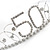 Bridal/ Wedding/ Prom Rhodium Plated Clear Crystal '50' Queen Classic Tiara - view 3