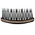 Black Acrylic With Pink/ AB Crystal Accent Hair Comb - 11cm - view 6