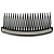 Black Acrylic With Clear Crystal Accent Hair Comb - 11cm - view 6