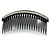 Black Acrylic With Clear Crystal Accent Hair Comb - 11cm - view 7