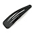 6 Piece Snap Clip Set In Classic Black - 65mm Long - view 4