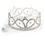 Statement Full Round Clear Crystal Queen Crown Rhinestone Bridal Tiara Pageant Prom Wedding Hair Jewellery - view 2