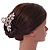 Large Bridal/ Prom/ Wedding  Crystal, Faux Pearl Floral Hair Claw - 90mm Across - view 2