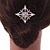 Bridal/ Wedding/ Prom/ Party Single Clear Crystal Star Hair Pin In Gold Tone - 80mm L - view 3