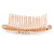 Bridal/ Wedding/ Prom/ Party Rose Gold Tone Clear Austrian Crystal Bow Side Hair Comb - 80mm - view 5