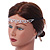 Fancy Pattern Clear Crystal Elastic Hair Band/ Elastic Band/ Headband - 50cm L (not stretched) - view 4