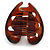 Medium Butterfly Brown Acrylic Hair Claw - 50mm Width - view 6