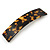 Large Tortoise Shell Effect Acrylic Barrette Hair Clip Grip - 105mm Across - view 7