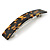 Large Tortoise Shell Effect Acrylic Barrette Hair Clip Grip - 105mm Across - view 5