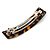 Large Tortoise Shell Effect Acrylic Barrette Hair Clip Grip - 105mm Across - view 8