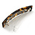 Large Tortoise Shell Effect Acrylic Barrette Hair Clip Grip - 105mm Across - view 6