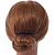 Classic Brown Acrylic Hair Comb - 75mm - view 2