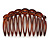 Classic Brown Acrylic Hair Comb - 75mm - view 6