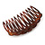 Classic Brown Acrylic Hair Comb - 75mm - view 5