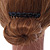 Classic Black Acrylic Hair Comb - 75mm - view 3