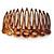 Tortoise Shell Effect Acrylic Hair Comb - 75mm - view 6