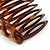 Tortoise Shell Effect Acrylic Hair Comb - 75mm - view 4