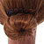 Tortoise Shell Effect Acrylic Hair Comb - 75mm - view 3