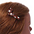Children's/ Teen's / Kid's Brown/ White Donkey Acrylic Hair Beak Clip/ Concord Clip/ Clamp Clip In Silver Tone - 50mm L - view 3