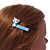 Children's/ Teen's / Kid's Light Blue/ Pink Kitty Acrylic Hair Beak Clip/ Concord Clip/ Clamp Clip In Silver Tone - 50mm L - view 3