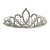 Fairy Princess Bridal/ Wedding/ Prom/ Party Silver Tone Crystal Mini Hair Comb Tiara - 85mm