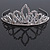 Fairy Princess Bridal/ Wedding/ Prom/ Party Silver Tone Crystal Mini Hair Comb Tiara - 85mm - view 2