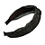 Black with Silver Thread Fabric Flex HeadBand/ Head Band - view 4