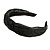 Black with Silver Thread Fabric Flex HeadBand/ Head Band - view 6